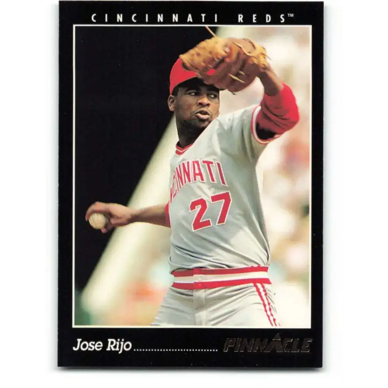 1993 Pinnacle #77 Jose Rijo NM-MT Cincinnati Reds Baseball Card - Baseball Card Single