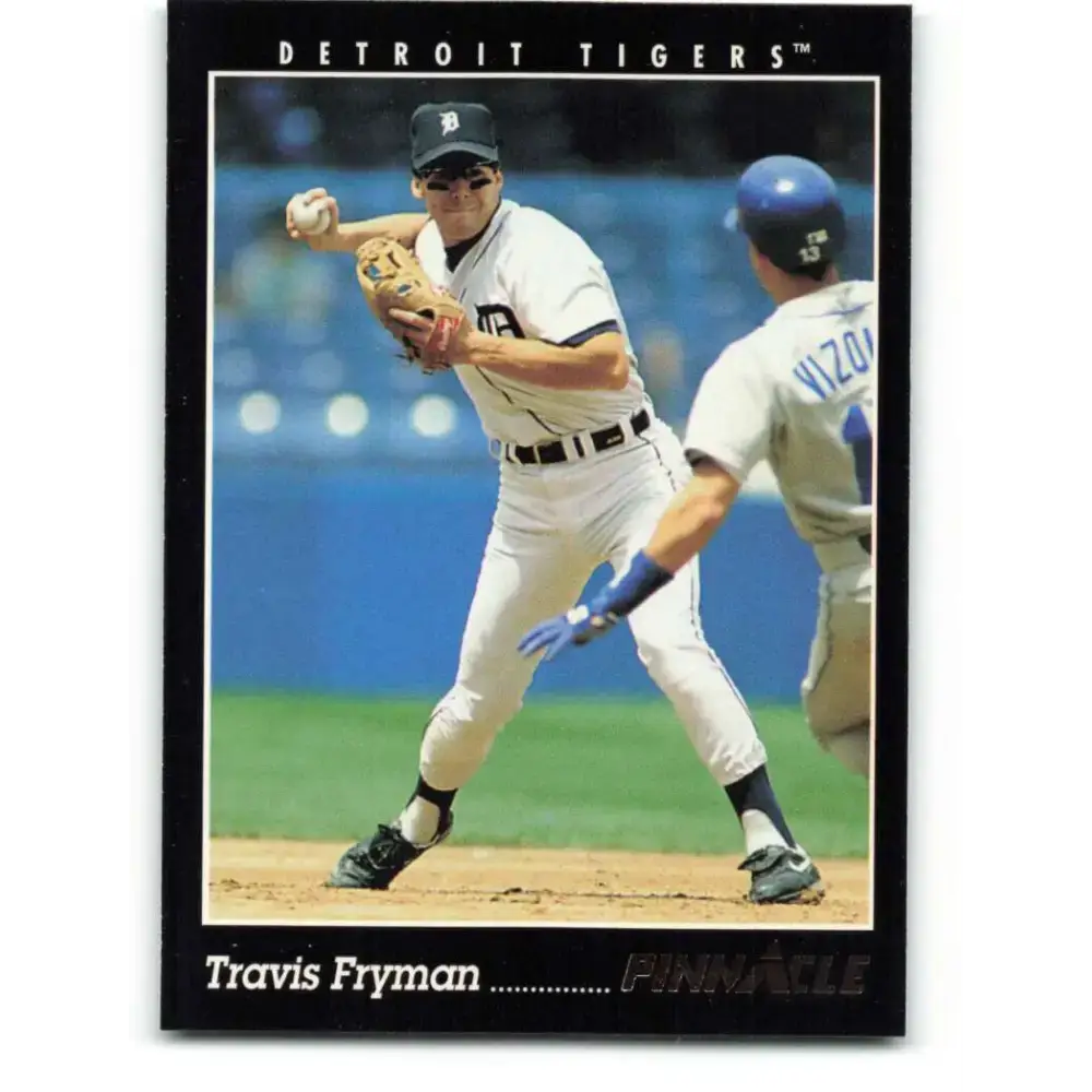 1993 Pinnacle #79 Travis Fryman NM-MT Detroit Tigers Baseball Card - Baseball Card Single