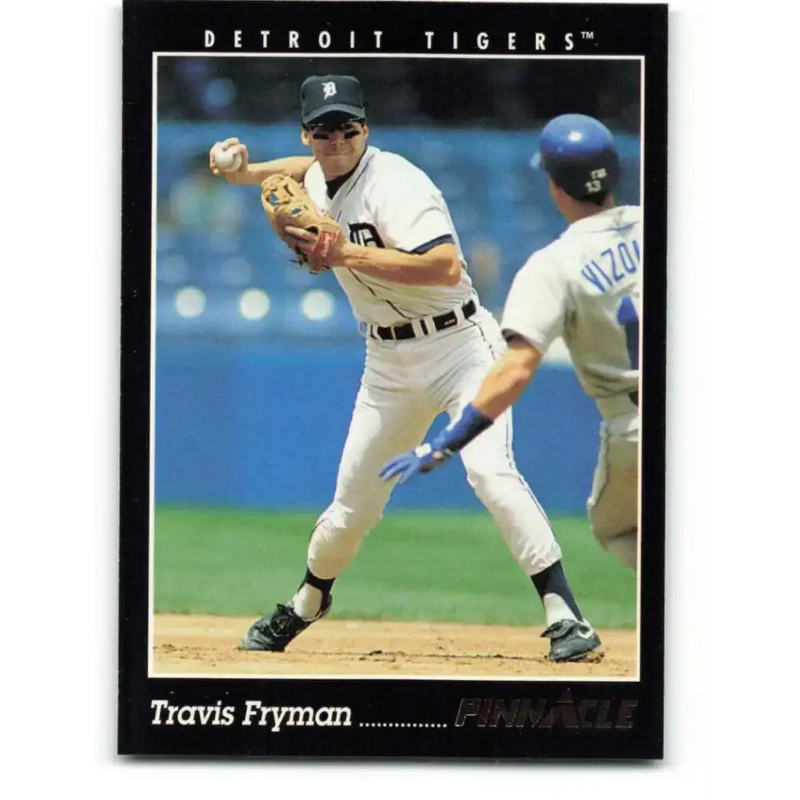 1993 Pinnacle #79 Travis Fryman NM-MT Detroit Tigers Baseball Card - Baseball Card Single