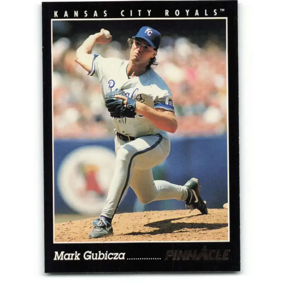 1993 Pinnacle #81 Mark Gubicza NM-MT Kansas City Royals Baseball Card - Baseball Card Single
