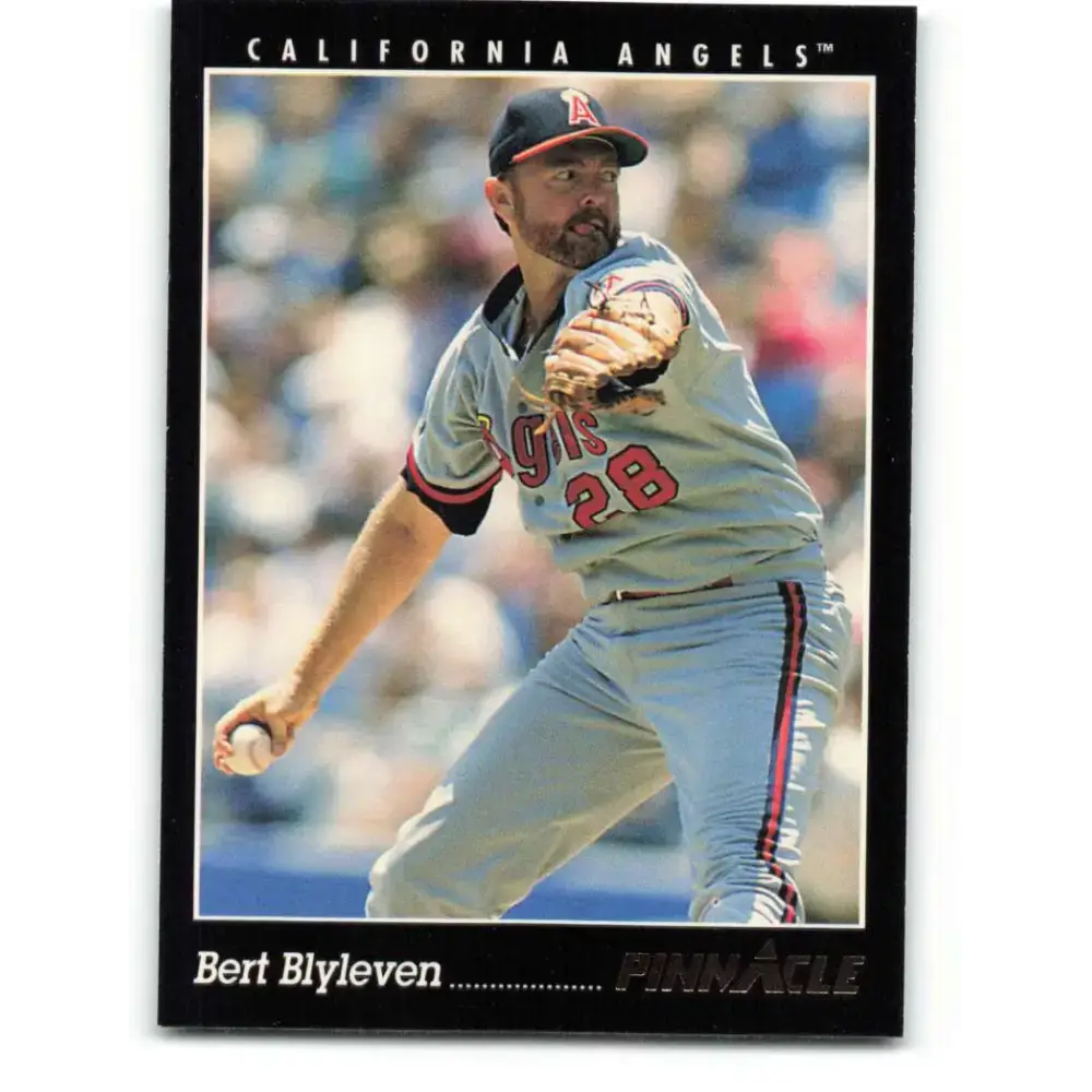 1993 Pinnacle #83 Bert Blyleven NM-MT California Angels Baseball Card - Baseball Card Single