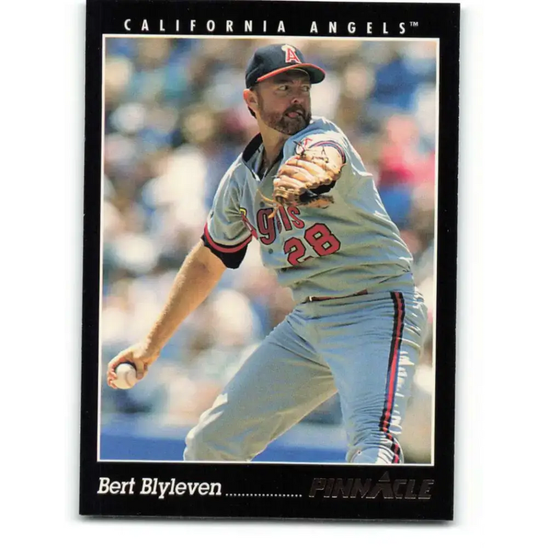 1993 Pinnacle #83 Bert Blyleven NM-MT California Angels Baseball Card - Baseball Card Single