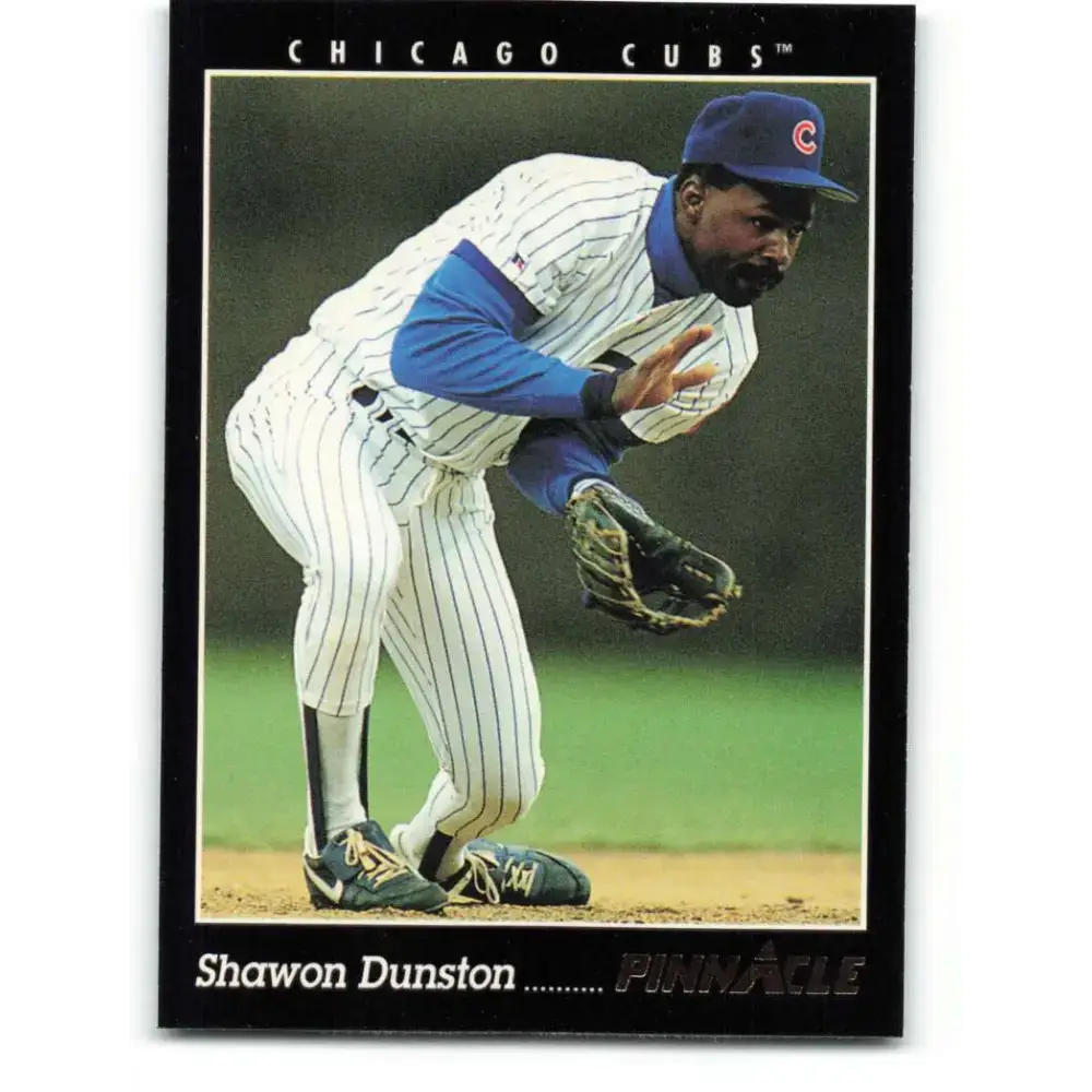 1993 Pinnacle #89 Shawon Dunston NM-MT Chicago Cubs Baseball Card - Baseball Card Single