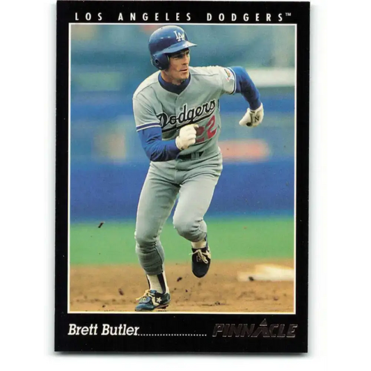 1993 Pinnacle #91 Brett Butler NM-MT Los Angeles Dodgers Baseball Card - Baseball Card Single