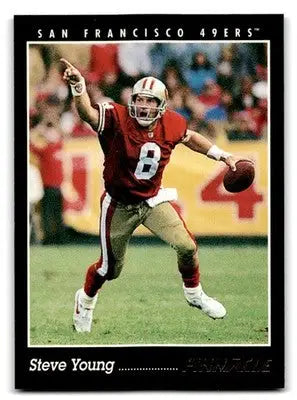 1993 Pinnacle Football Steve Young #255 San Francisco 49ers - Football Card Single