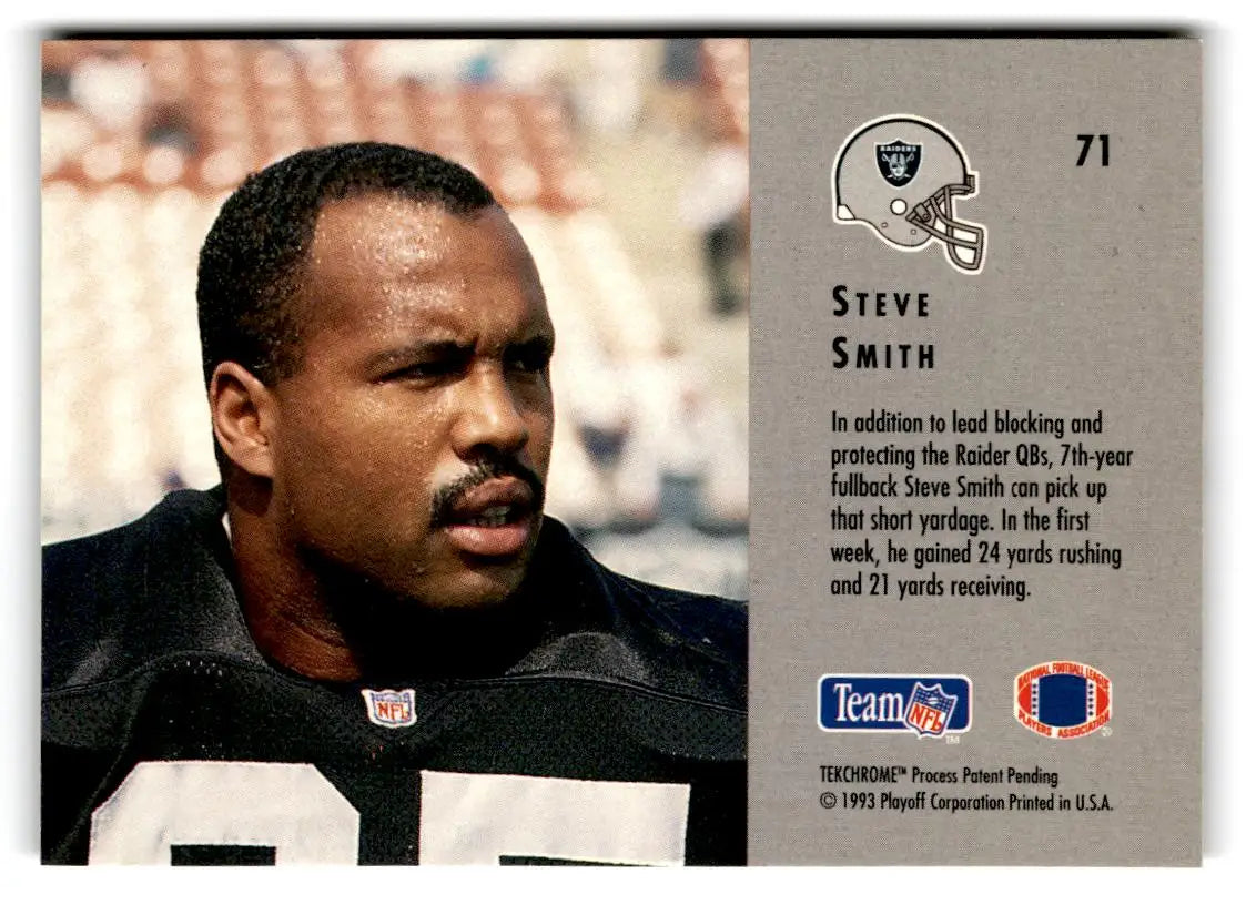 1993 Playoff #71 Steve Smith - Football Card Single