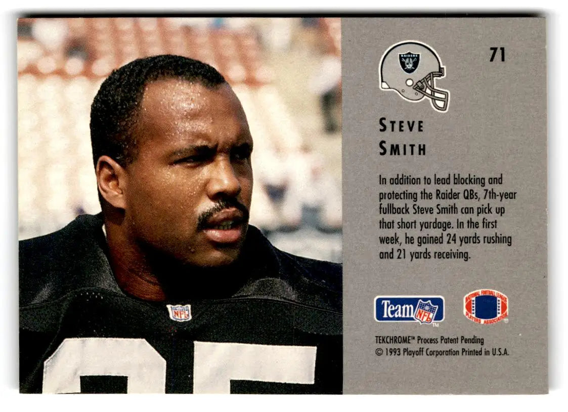 1993 Playoff Contenders #71 Steve Smith - Football Card Single