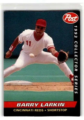 1993 Post Cereal #28 Barry Larkin Cincinnati Reds Baseball Cards ID:52656 - Baseball Card Single