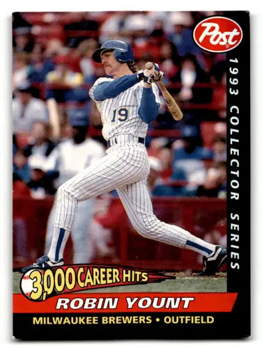 1993 Post Cereal #30 Robin Yount EX Excellent Brewers ID:52832 - Baseball Card Single