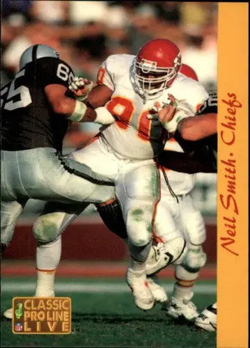1993 Pro Line Live #120 Neil Smith NM Near Mint Chiefs ID:24979 - Football Card Single