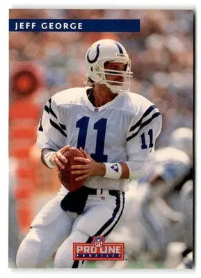 1993 Pro Line Profiles #505 Jeff George - Football Card Single