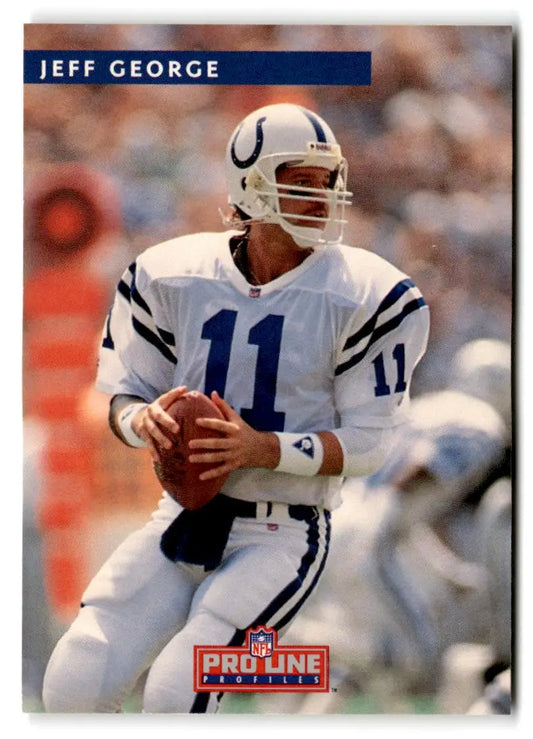 1993 Pro Line Profiles #505 Jeff George - Football Card Single
