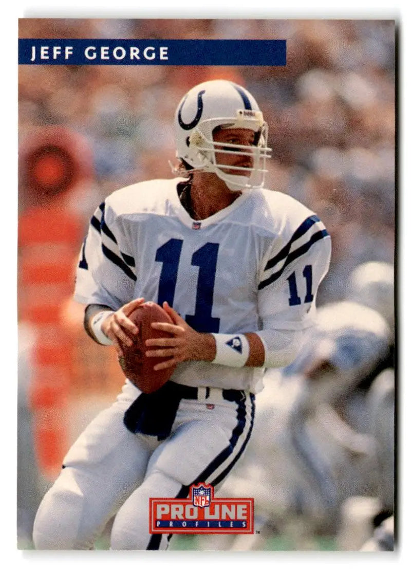 1993 Pro Line Profiles #505 Jeff George - Football Card Single