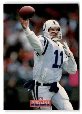 1993 Pro Line Profiles #510 Jeff George - Football Card Single