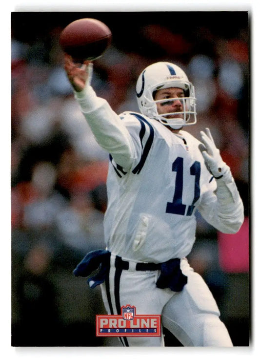 1993 Pro Line Profiles #510 Jeff George - Football Card Single