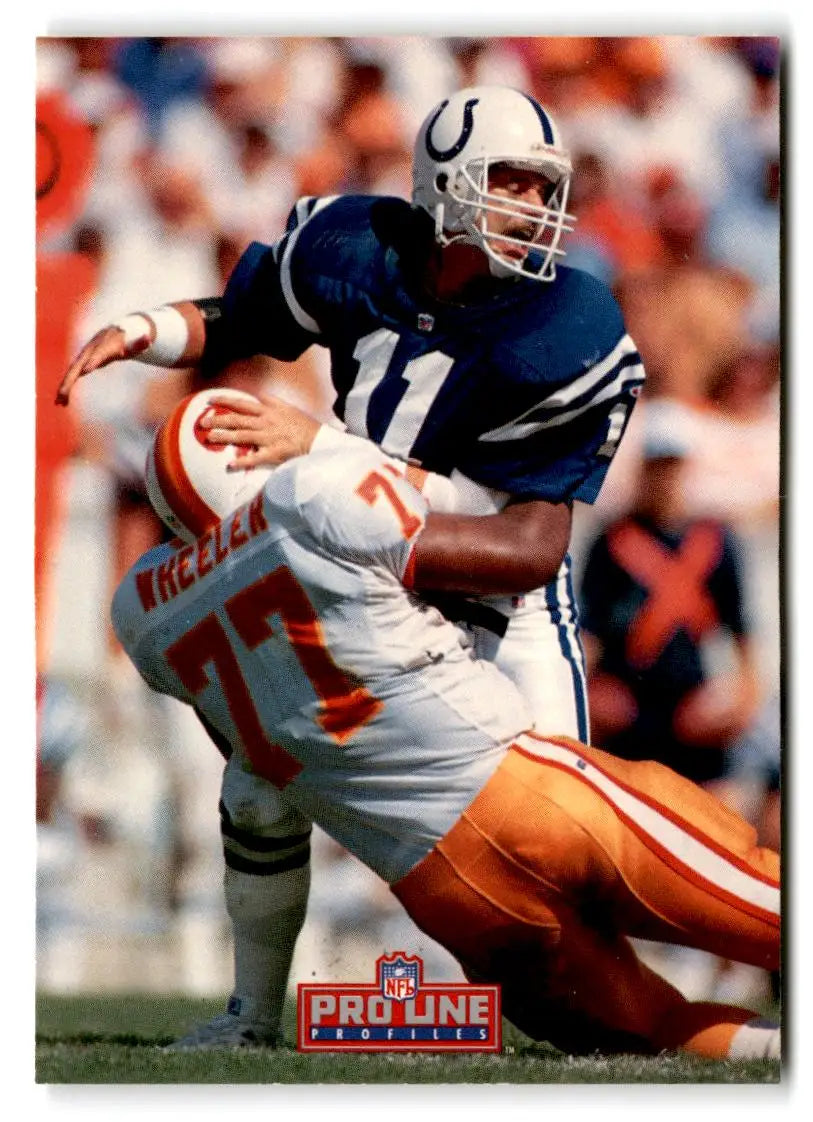 1993 Pro Line Profiles #512 Jeff George - Football Card Single