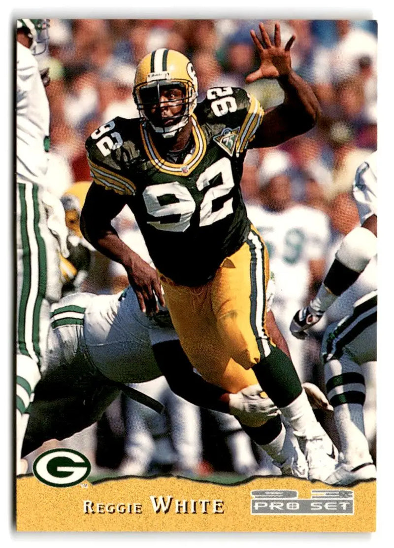 1993 Pro Set #158 Reggie White - Football Card Single