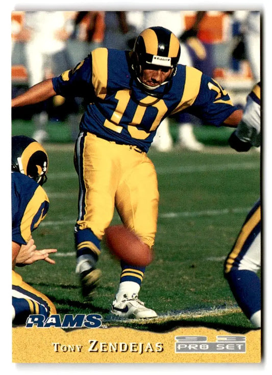 1993 Pro Set #230 Tony Zendejas - Football Card Single