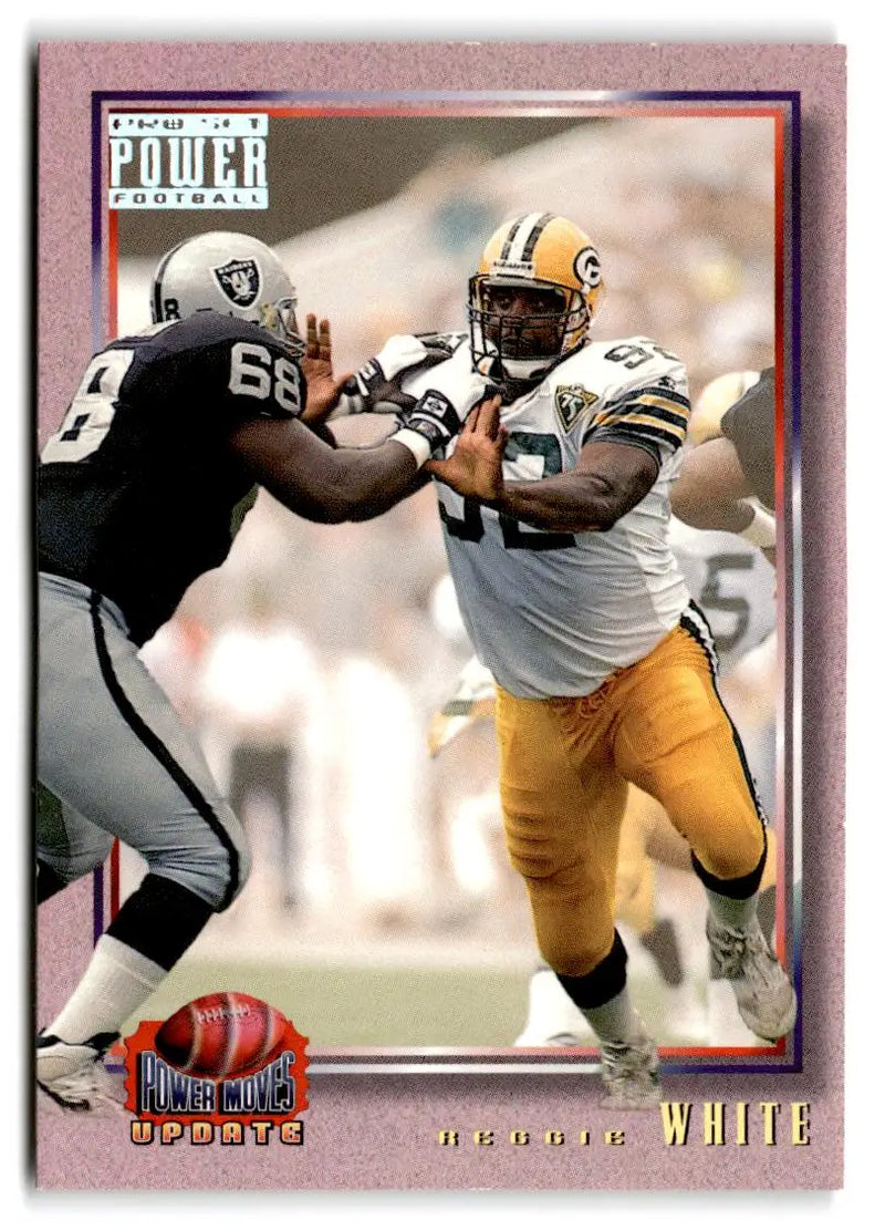 1993 Pro Set Power Update - Power Moves #PMUD8 Reggie White - Football Card Single