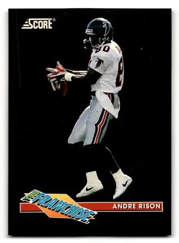 Original gloss 1993 Score Andre Rison Atlanta Falcons football card front view