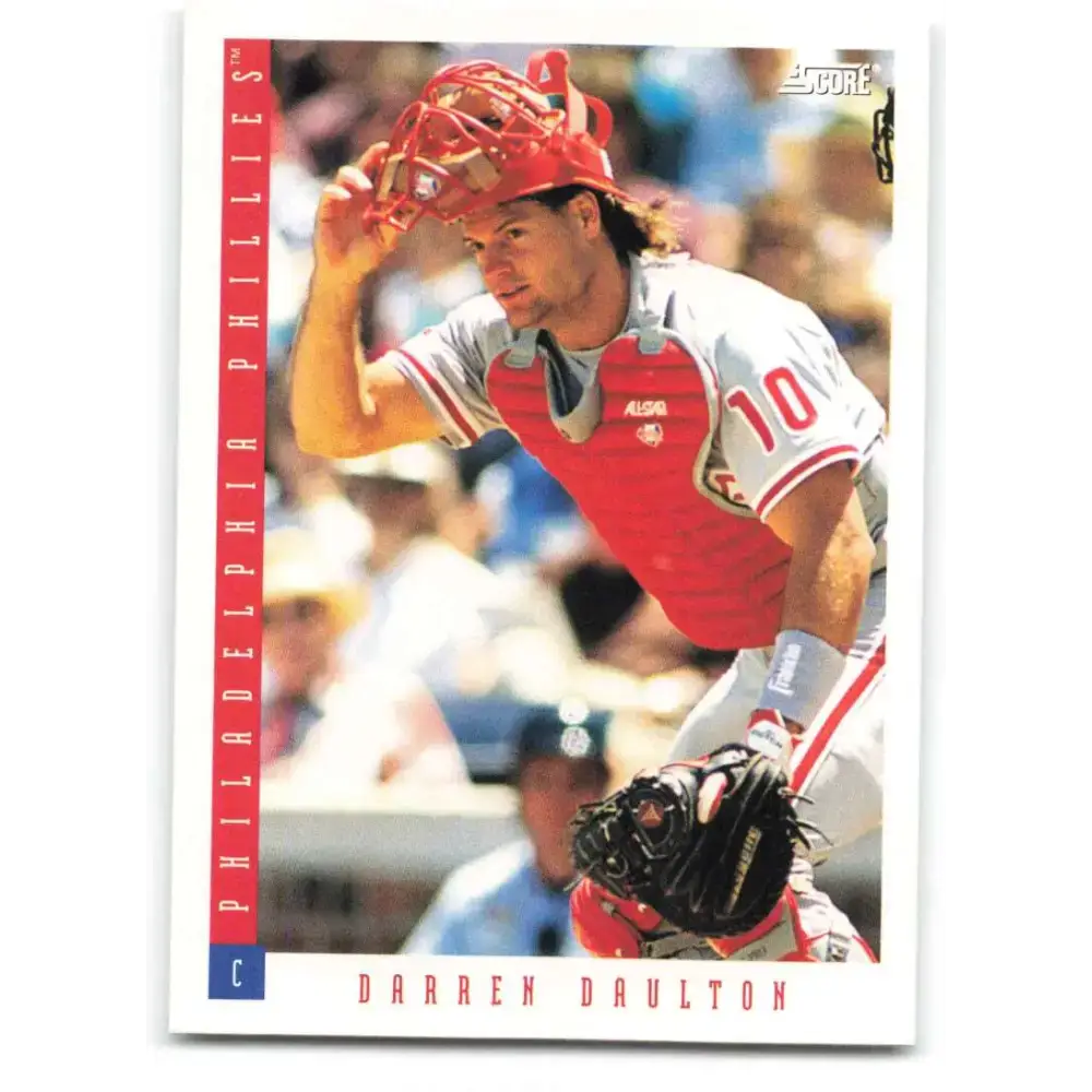 1993 Score #10 Darren Daulton NM-MT Philadelphia Phillies Baseball Card - Baseball Card Single