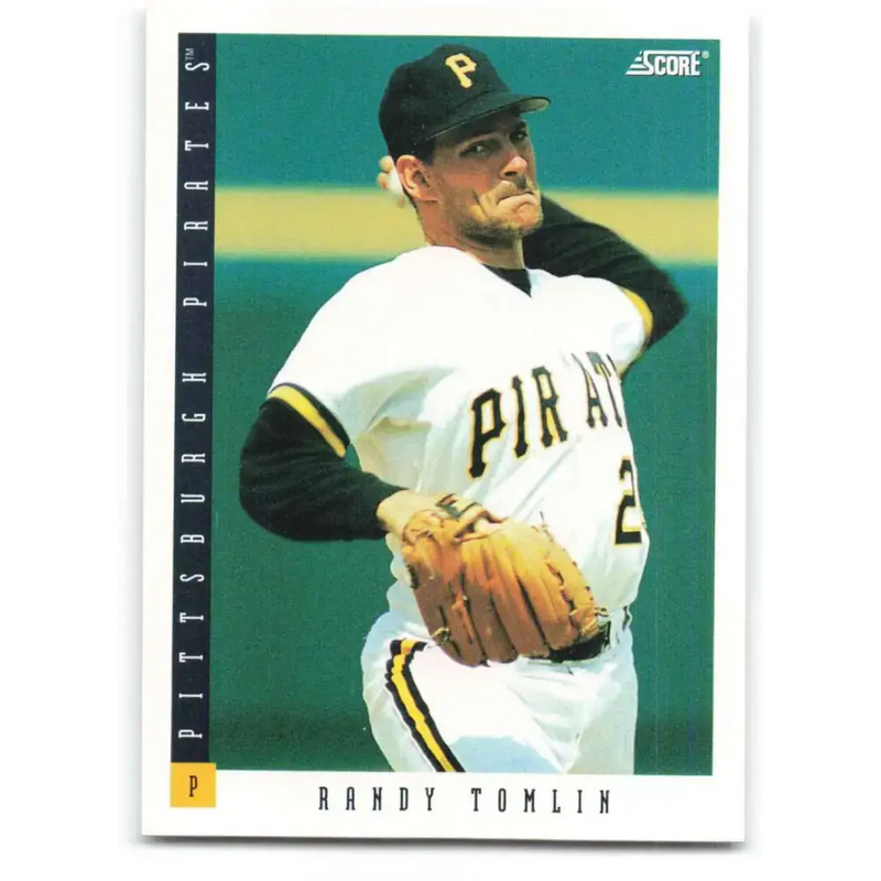 1993 Score #101 Randy Tomlin NM-MT Pittsburgh Pirates Baseball Card - Baseball Card Single