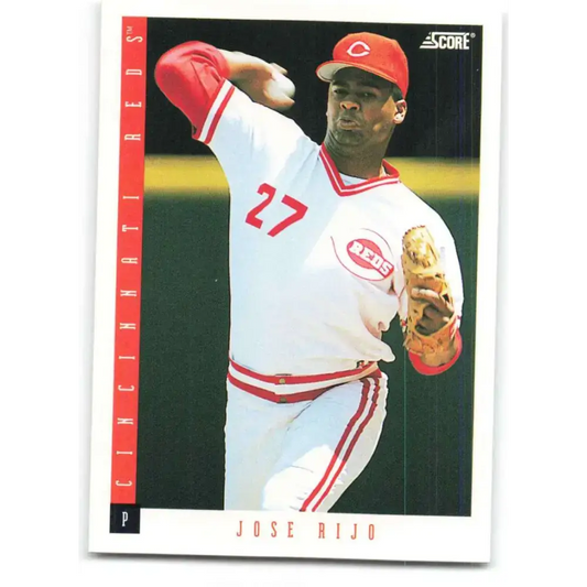1993 Score #105 Jose Rijo NM-MT Cincinnati Reds Baseball Card - Baseball Card Single