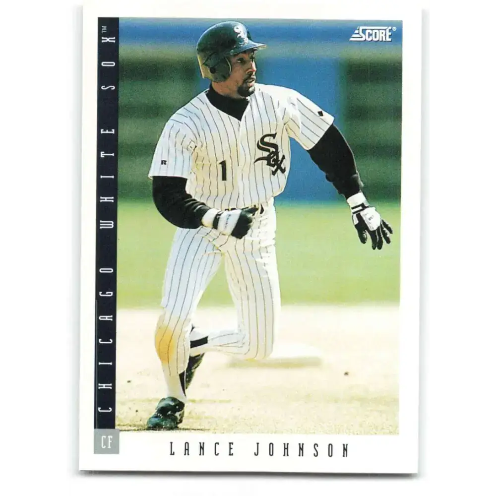 1993 Score #109 Lance Johnson NM-MT Chicago White Sox Baseball Card - Baseball Card Single