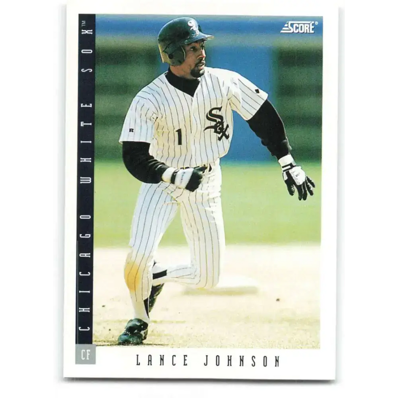 1993 Score #109 Lance Johnson NM-MT Chicago White Sox Baseball Card - Baseball Card Single