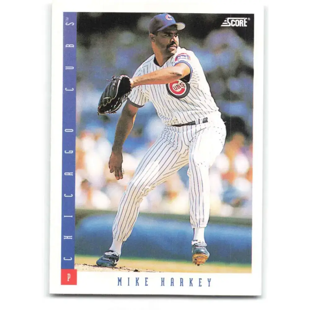 1993 Score #111 Mike Harkey NM-MT Chicago Cubs Baseball Card - Baseball Card Single