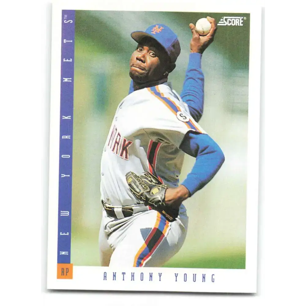 1993 Score #113 Anthony Young NM-MT New York Mets Baseball Card - Baseball Card Single