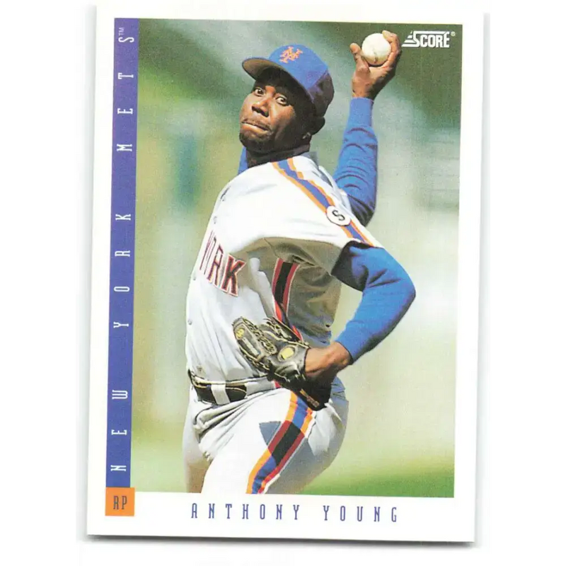 1993 Score #113 Anthony Young NM-MT New York Mets Baseball Card - Baseball Card Single
