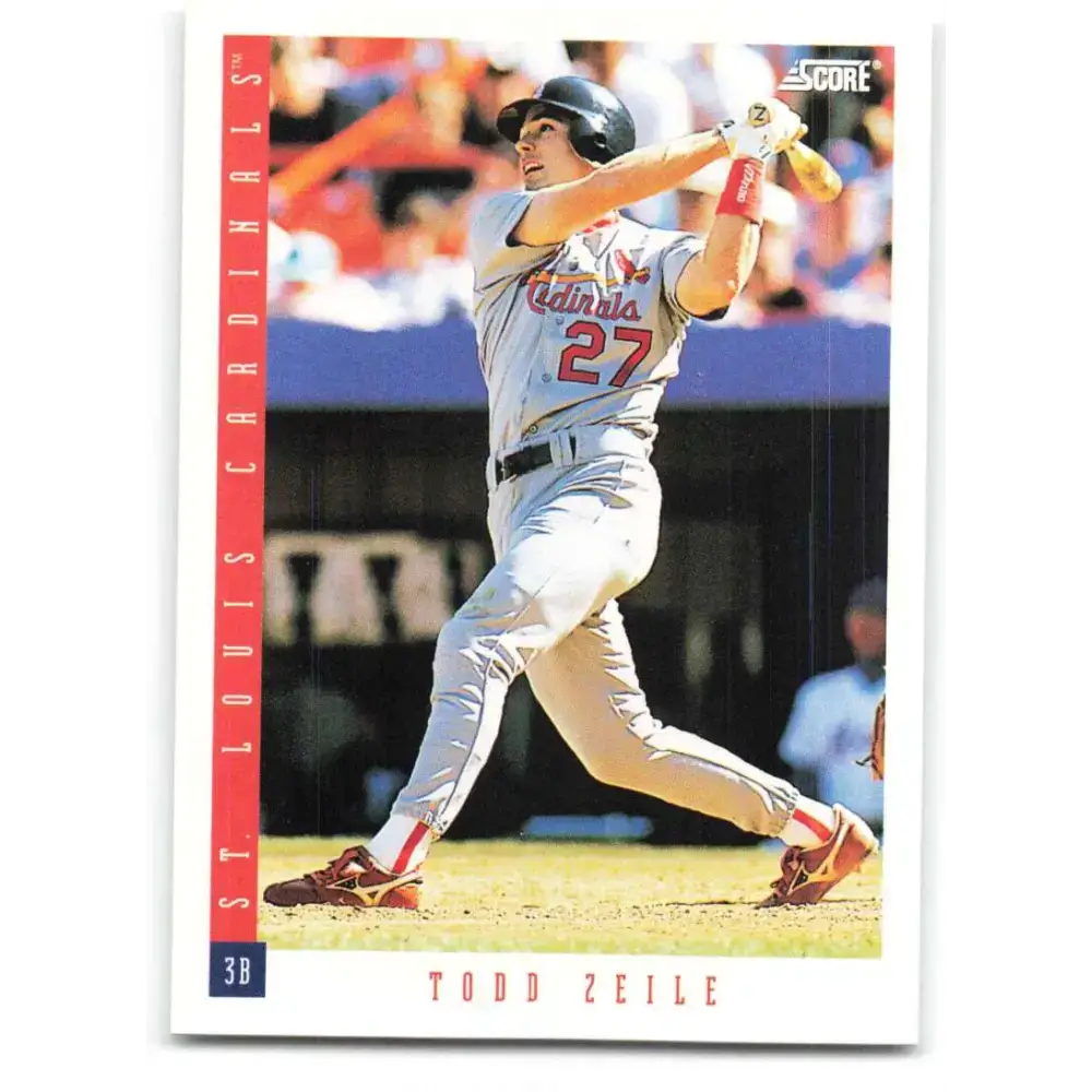1993 Score #119 Todd Zeile NM-MT St. Louis Cardinals Baseball Card - Baseball Card Single