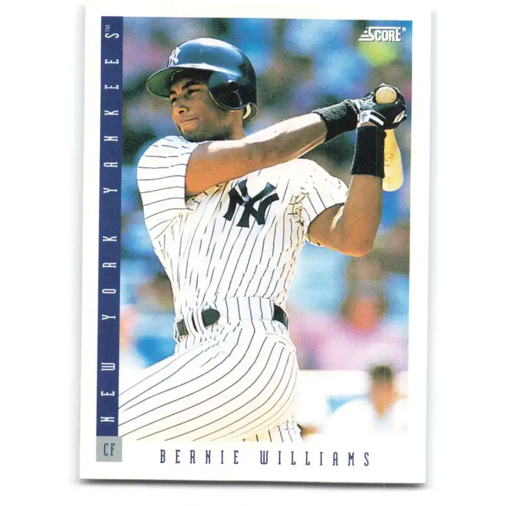 1993 Score #120 Bernie Williams NM-MT New York Yankees Baseball Card - Baseball Card Single