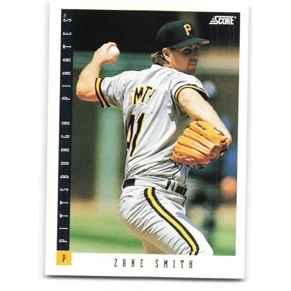 1993 Score #121 Zane Smith NM-MT Pittsburgh Pirates Baseball Card - Baseball Card Single