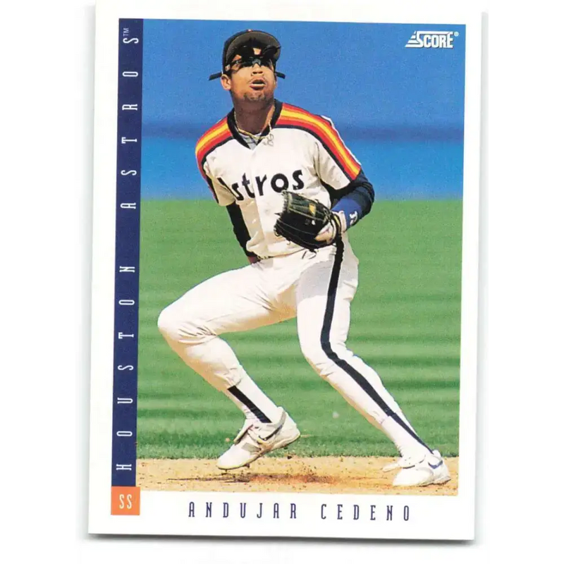 1993 Score #127 Andujar Cedeno NM-MT Houston Astros Baseball Card - Baseball Card Single
