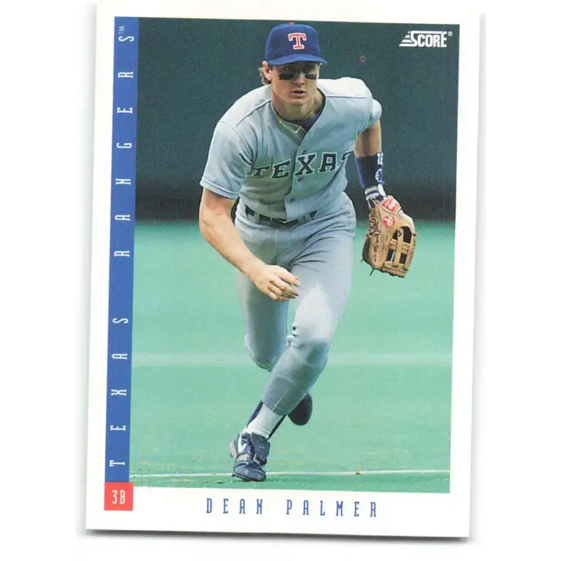 1993 Score #138 Dean Palmer NM-MT Texas Rangers Baseball Card - Baseball Card Single