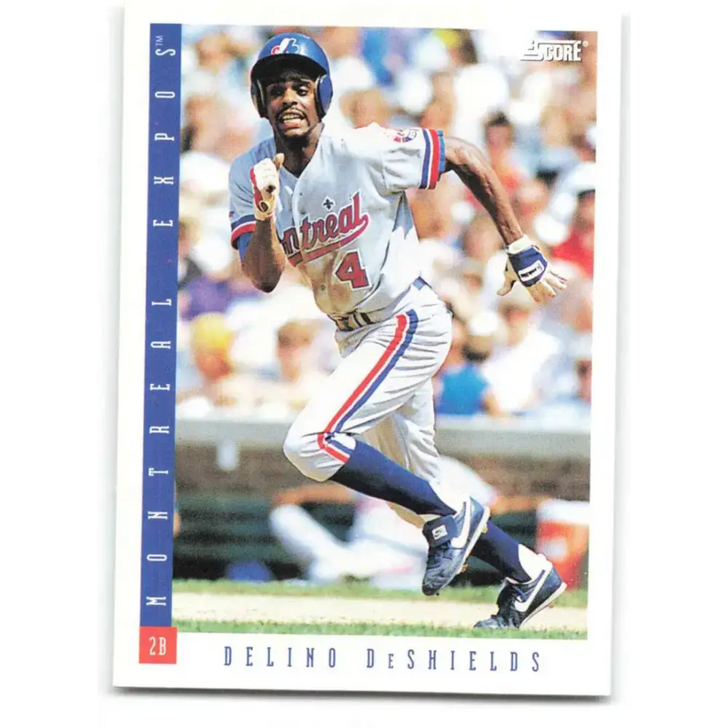 1993 Score #145 Delino DeShields NM-MT Montreal Expos Baseball Card - Baseball Card Single