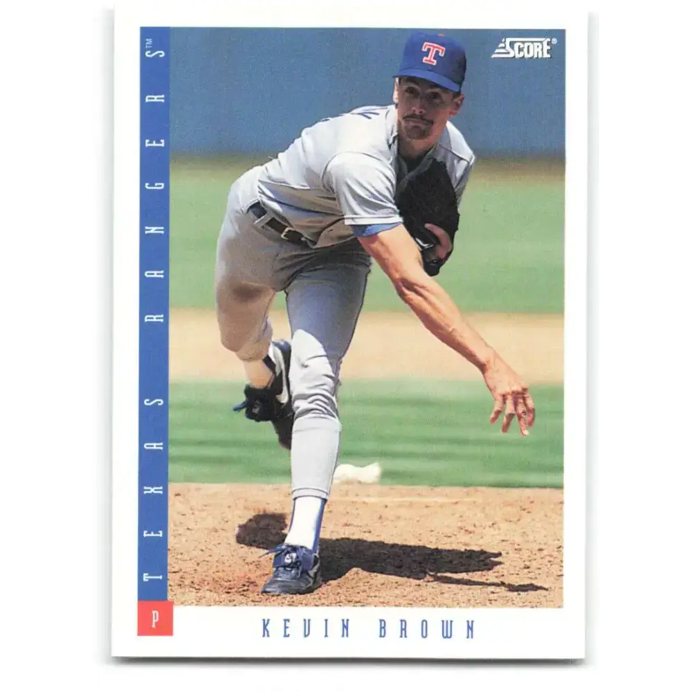 1993 Score #146 Kevin Brown NM-MT Texas Rangers Baseball Card - Baseball Card Single