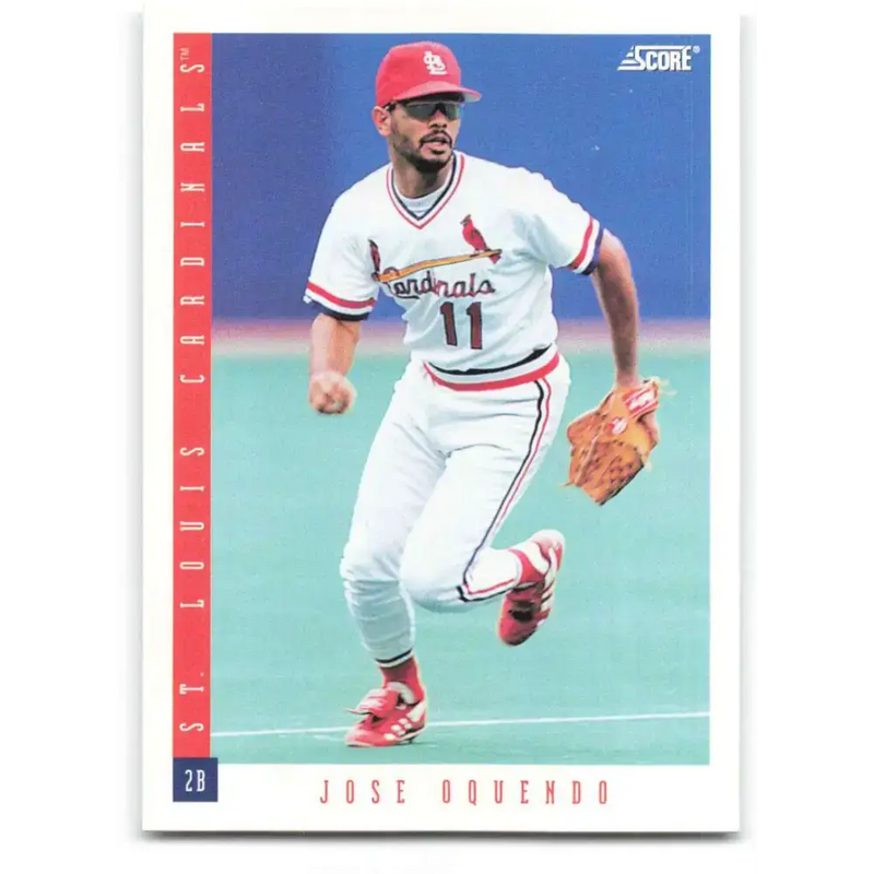 1993 Score #163 Jose Oquendo NM-MT St. Louis Cardinals Baseball Card - Baseball Card Single