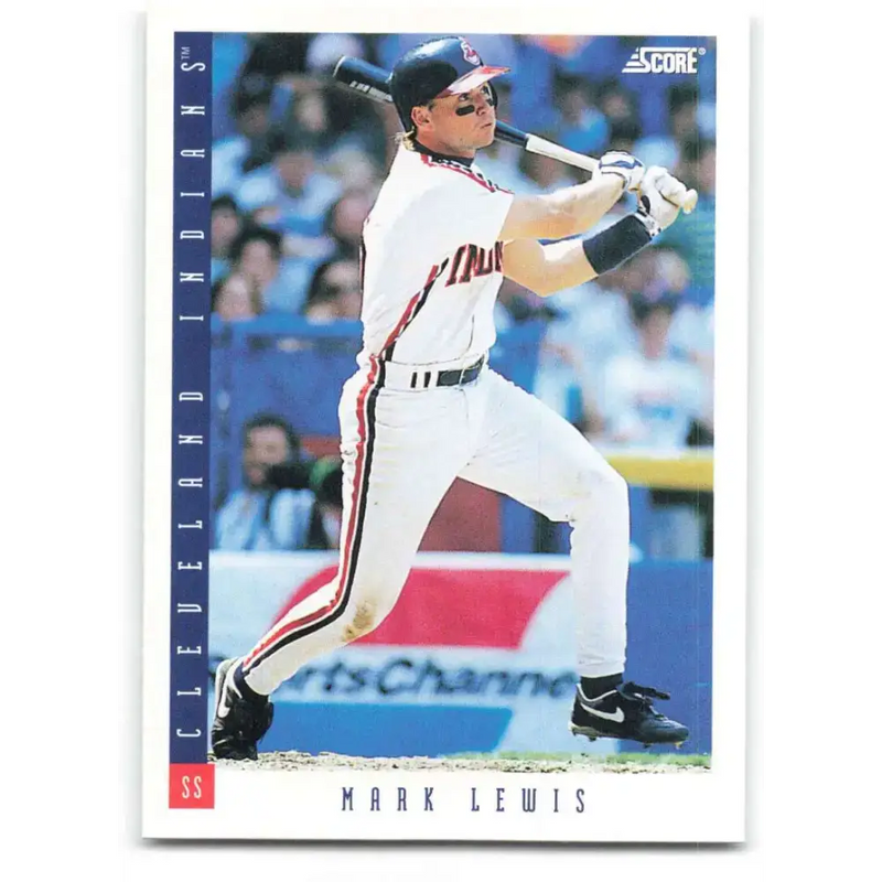 1993 Score #164 Mark Lewis NM-MT Cleveland Indians Baseball Card - Baseball Card Single