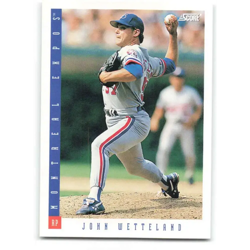 1993 Score #165 John Wetteland NM-MT Montreal Expos Baseball Card - Baseball Card Single