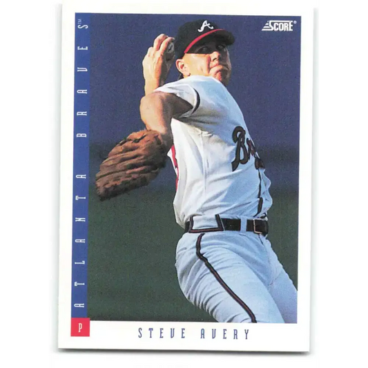 1993 Score #169 Steve Avery NM-MT Atlanta Braves Baseball Card - Baseball Card Single