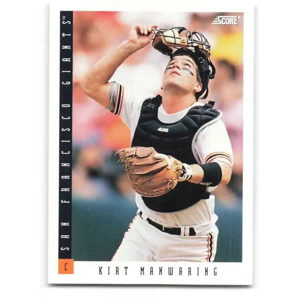 1993 Score #179 Kirt Manwaring NM-MT San Francisco Giants Baseball Card - Baseball Card Single