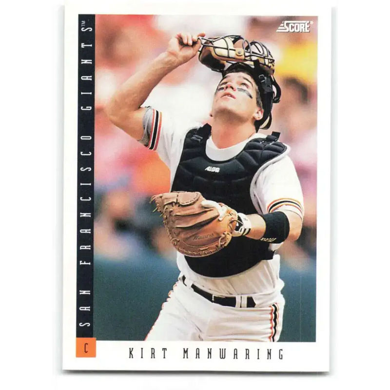 1993 Score #179 Kirt Manwaring NM-MT San Francisco Giants Baseball Card - Baseball Card Single