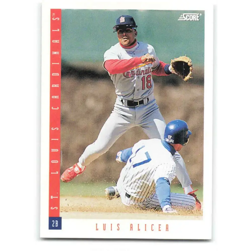 1993 Score #183 Luis Alicea NM-MT St. Louis Cardinals Baseball Card - Baseball Card Single