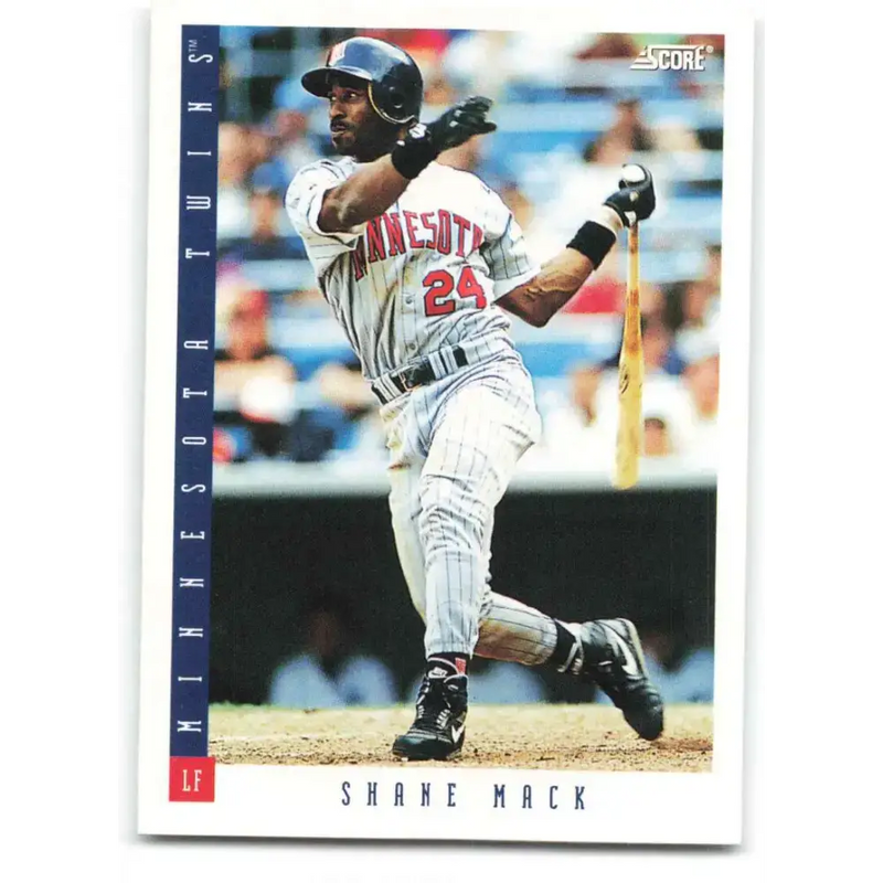 1993 Score #19 Shane Mack NM-MT Minnesota Twins Baseball Card - Baseball Card Single