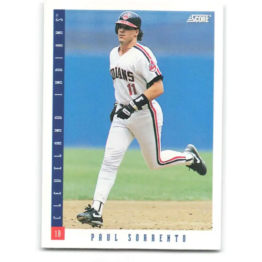 1993 Score #194 Paul Sorrento NM-MT Cleveland Indians Baseball Card - Baseball Card Single