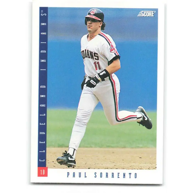 1993 Score #194 Paul Sorrento NM-MT Cleveland Indians Baseball Card - Baseball Card Single