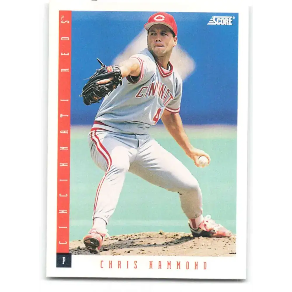 1993 Score #195 Chris Hammond NM-MT Cincinnati Reds Baseball Card - Baseball Card Single